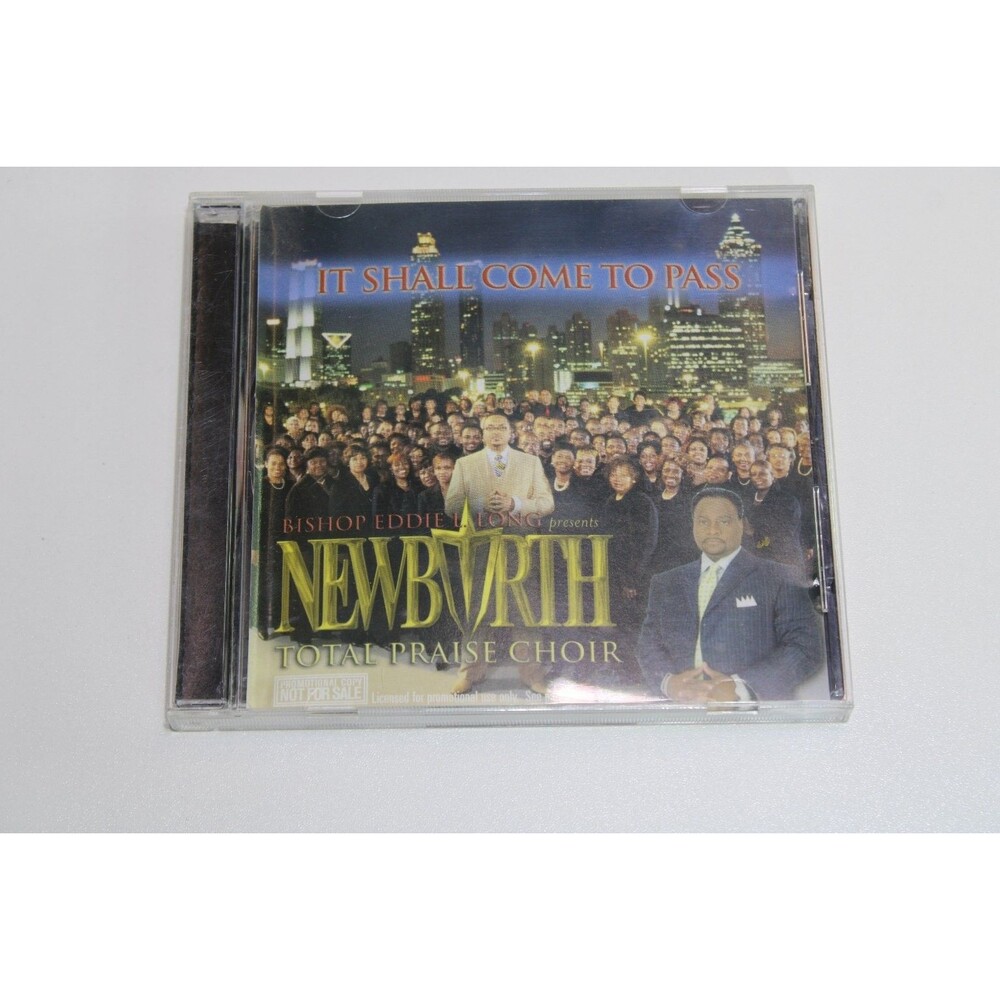 New Birth Total Praise Choir – It Shall Come To Pass CD Single 2005 Promo EMI